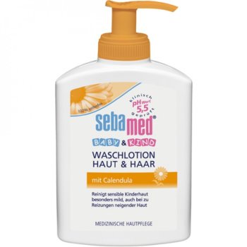 sebamed Baby Waschlotion 200ml Calendula Haut und Haar