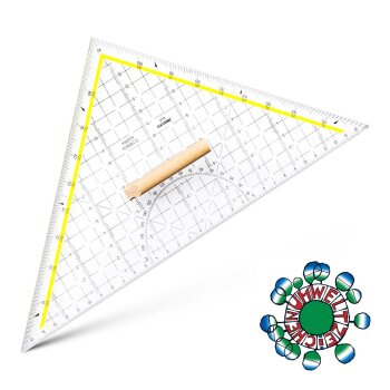 ARISTO TZ-Dreieck 32,5 cm mit Holzgriff, Facette an...