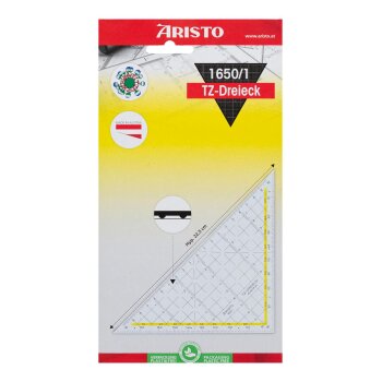 ARISTO TZ-Dreieck 22,5 cm ohne Facette, Tuschenoppen...