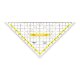 ARISTO TZ-Dreieck 22,5 cm mit Griff, Facette an Hypotenuse, Tuschenoppen (AR1650/3)
