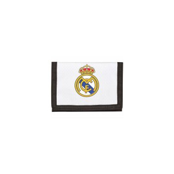 Peňaženka na suchý zips -Real Madrid - bielo/čierna