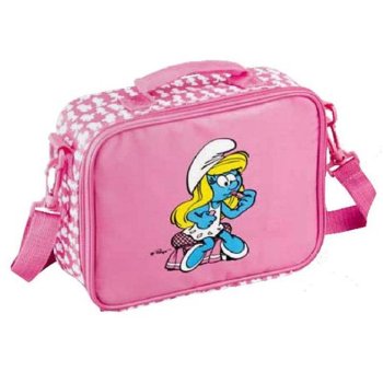 Schlümpfe Kühltasche mit Schultergurt rosa