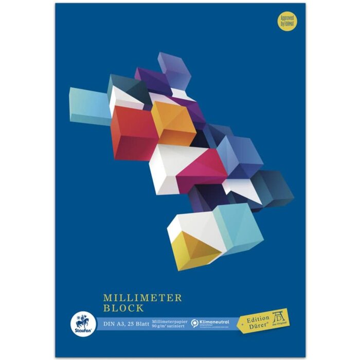 Edition Dürer Millimeterblock A3 25 Blatt 90g/qm
