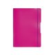 herlitz my.book flex poznámkový zošit A4, 2 x 40 listov, linajkovaný / štvorčekový - ružový