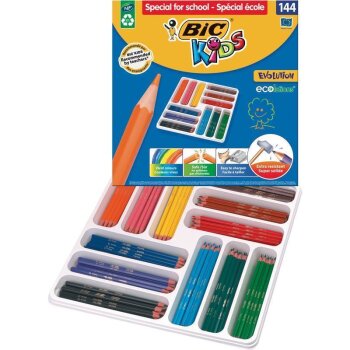 BIC KIDS Farbičky Evolution ecolutions, 144 ks balenie