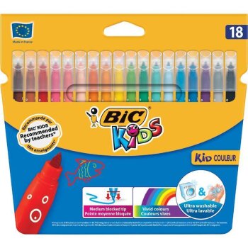 BIC KIDS fixky Kid Couleur medium, 18 ks v krabičke