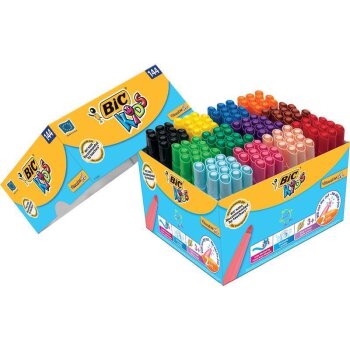 BIC KIDS fixky Visacolor XL, 144 ks v kartónovom boxe