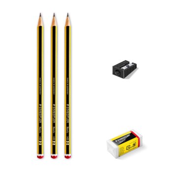 STAEDTLER Noris 120 ceruzka grafitová HB 3 ks +...