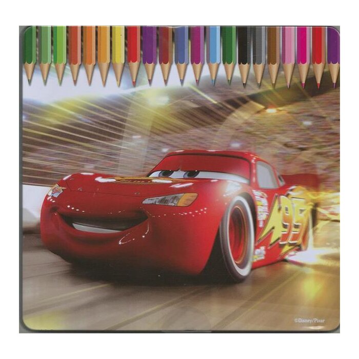 Buntstifte Disney Cars in Metallbox 24er