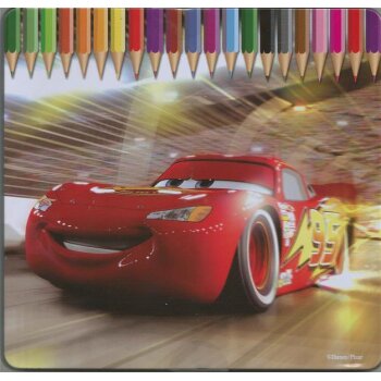 Buntstifte Disney Cars in Metallbox 24er