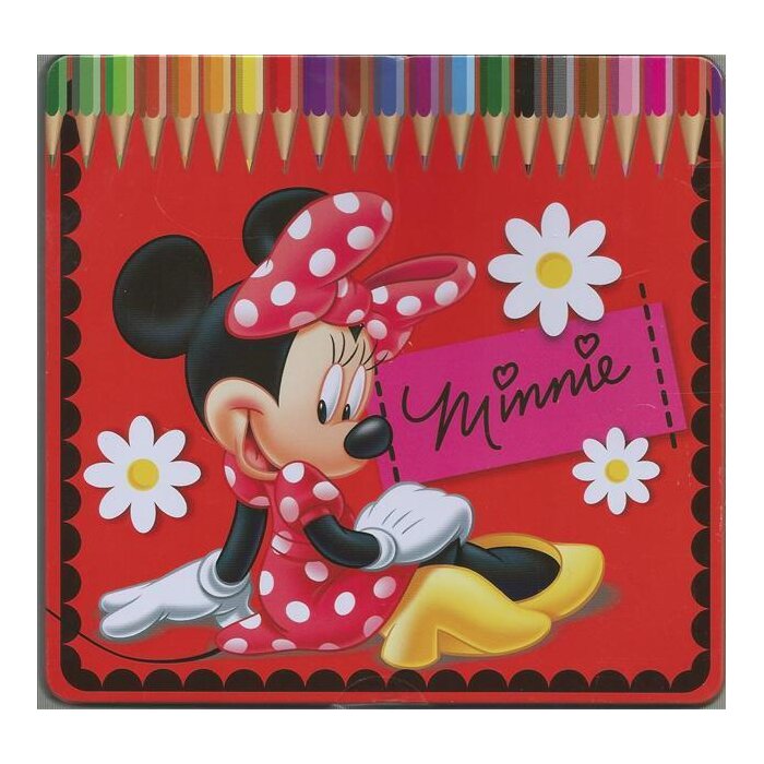 Buntstifte Disney Minnie Mouse in Metallbox 24er