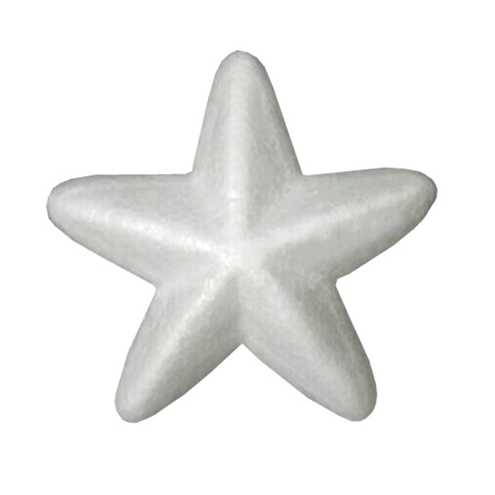 Hobby STYR polystyrénová hviezda 75mm, 1 ks.