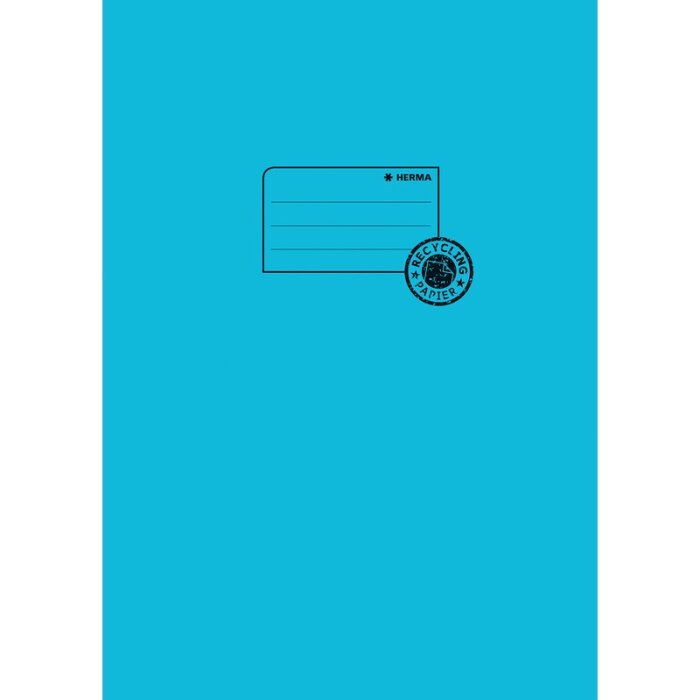 HERMA Heftschoner Recycling, DIN A4, aus Papier, türkis