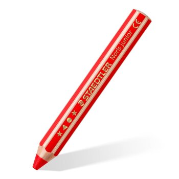 STAEDTLER 140 Noris junior - detská šesťhranná farbička - 6 rôznych farieb + strúhadlo