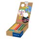 STAEDTLER 140 Noris junior - detská šesťhranná farbička - 6 rôznych farieb + strúhadlo