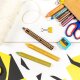 STAEDTLER 140 Noris junior - detská šesťhranná farbička - 6 rôznych farieb + strúhadlo