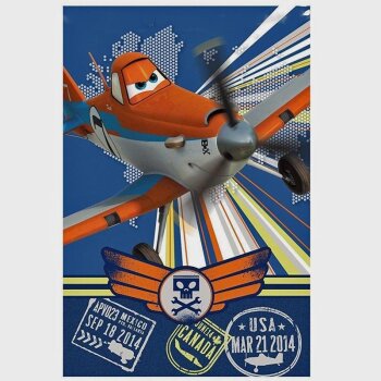 DISNEY Fleece-Decke "Planes"