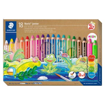 Staedtler 140 Noris junior detské farbičky 18 ks +...