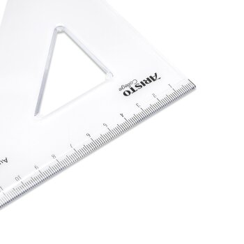 ARISTO GEO College trojuholník na rysovanie 45° prepona 20cm odvesna 14cm s fazetou (AR23420)