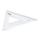 ARISTO GEO College trojuholník na rysovanie  60° prepona 23cm s fazetou (AR23620)