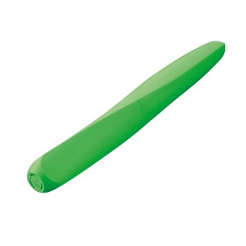 Pelikan Twist - guličkové atramentové pero Neon L+R - vymazateľný modrý atrament - vo farbe neónová zelená