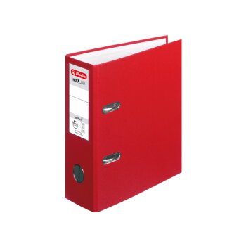 herlitz Ordner maX.file protect A5 80mm rot
