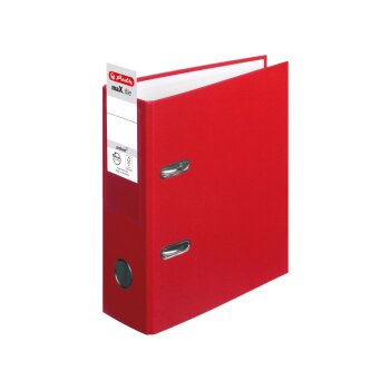 herlitz Ordner maX.file protect A5 80mm rot