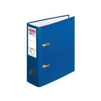 herlitz Ordner maX.file protect A5 80mm blau