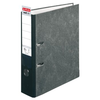 herlitz Ordner maX.file nature pocket A4 80mm Wolkenmarmor