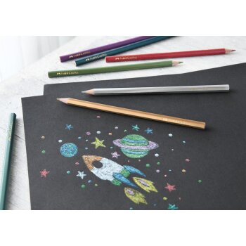 FABER-CASTELL Pastelky Color metalické set 10...