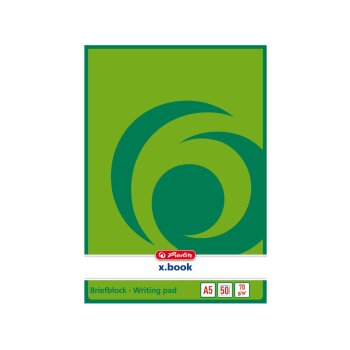 herlitz poznámkový blok x.book, A5, bez...