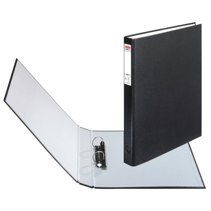 herlitz maX.file protect 2-krúžkový zakladač A4, 40mm - čierny