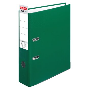 herlitz Ordner maX.file protect A4 80mm grün
