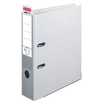 herlitz Ordner maX.file protect A4 80mm grau