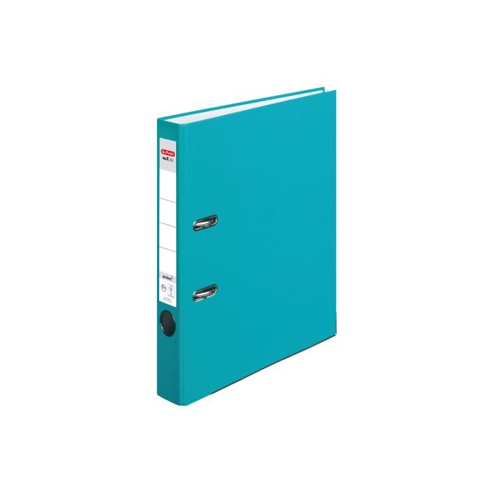 herlitz maX.file zakladač protect - A4 - šírka chrbta 5cm - tyrkysový