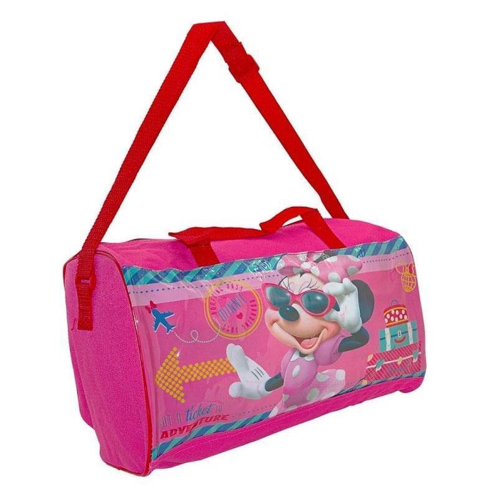 Neu Rucksack Kinder Disney Sporttasche Minnie Mouse pink rosa Polyester 42x33 cm 
