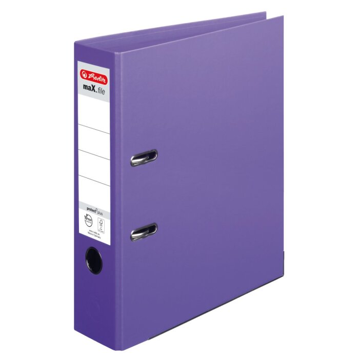 herlitz maX.file zakladač protect+ A4, 80mm - fialový