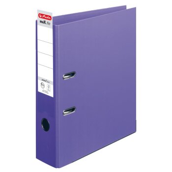 herlitz Ordner maX.file protect+ A4 80mm violett