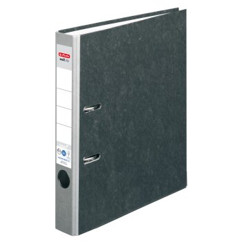 herlitz Ordner maX.file nature A4 50mm grau/Wolkenmarmor
