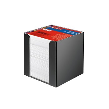herlitz Zettelbox, Kunststoff, 90 x 90 mm, schwarz