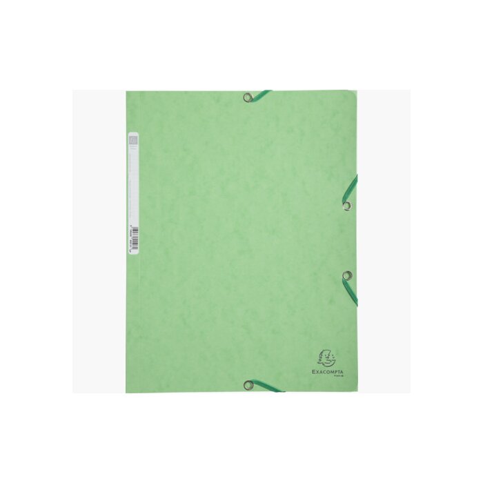 EXACOMPTA Eckspannermappe, DIN A4, Karton 400 g/qm, lindgrün