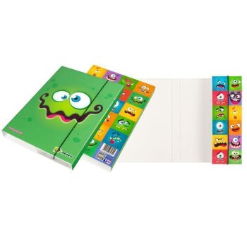 JOLLY MONSTER zakladač s gumičkou - ružový