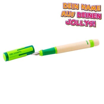 JOLLY Füllhalter Superinky Nature L+R mit Deinem Namen bedruckt!