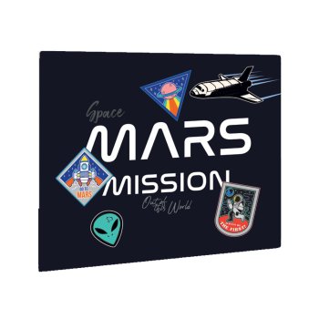 oxybag Schreibtischunterlage 60 x 40 cm Mars Mission