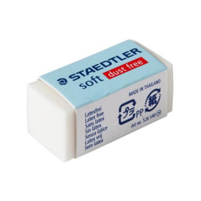 STAEDTLER 526 S30 soft guma - bez zvyškov - 33 x 16 x 13 mm