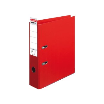 herlitz Ordner maX.file protect+ A4 80mm rot