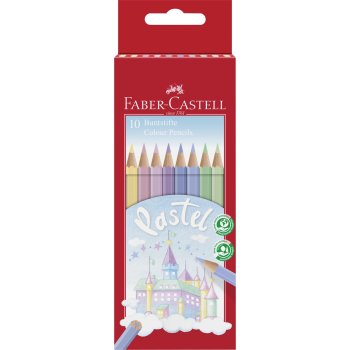 FABER-CASTELL farbičky COLOUR PASTELL - 10 ks v krabičke