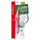 STABILO EASYoriginal - ergonomické guličkové atramentové pero pre pravákov - modrý zmazateľný atrament - vrátane náplne -  v pastelovej farbe s ružovým nádychom