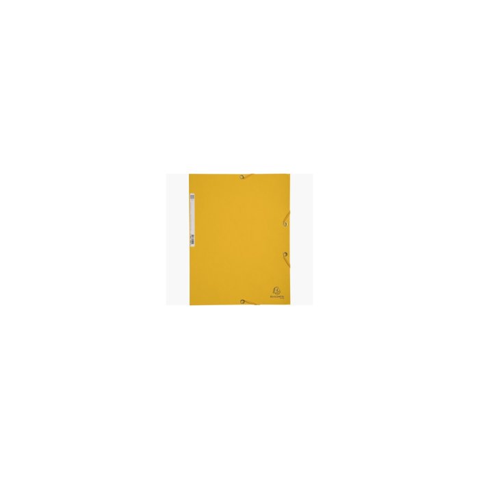 EXACOMPTA 3-chlopňový obal na dokumenty s rohovými gumičkami, A4, kartón 400 g/qm - žltý