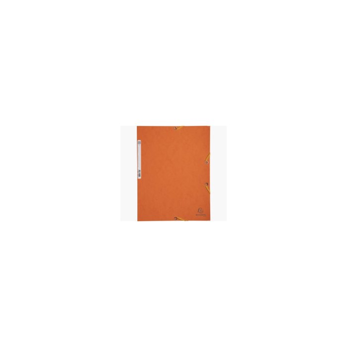 EXACOMPTA 3-chlopňový obal na dokumenty s rohovými gumičkami, A4, kartón 400 g/qm - oranžový